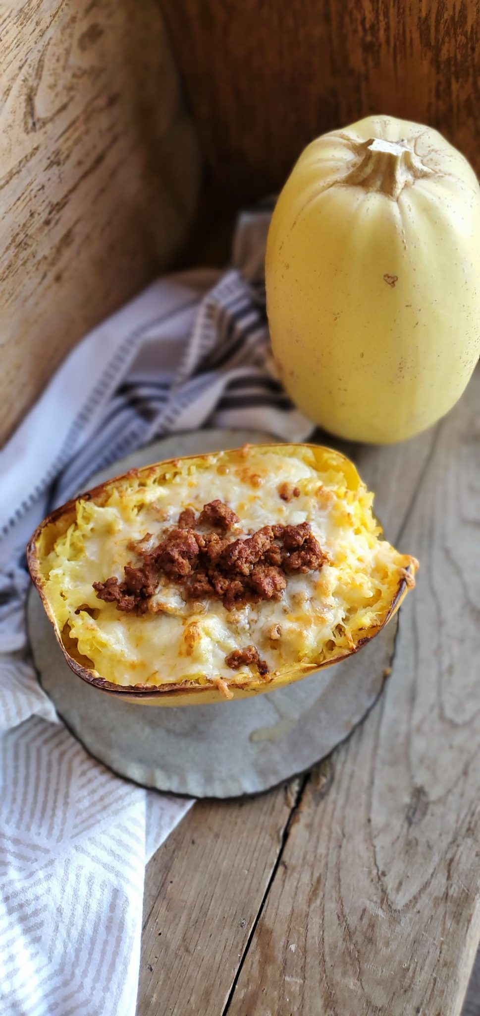 3Cheese Spaghetti Squash Backyard Goats